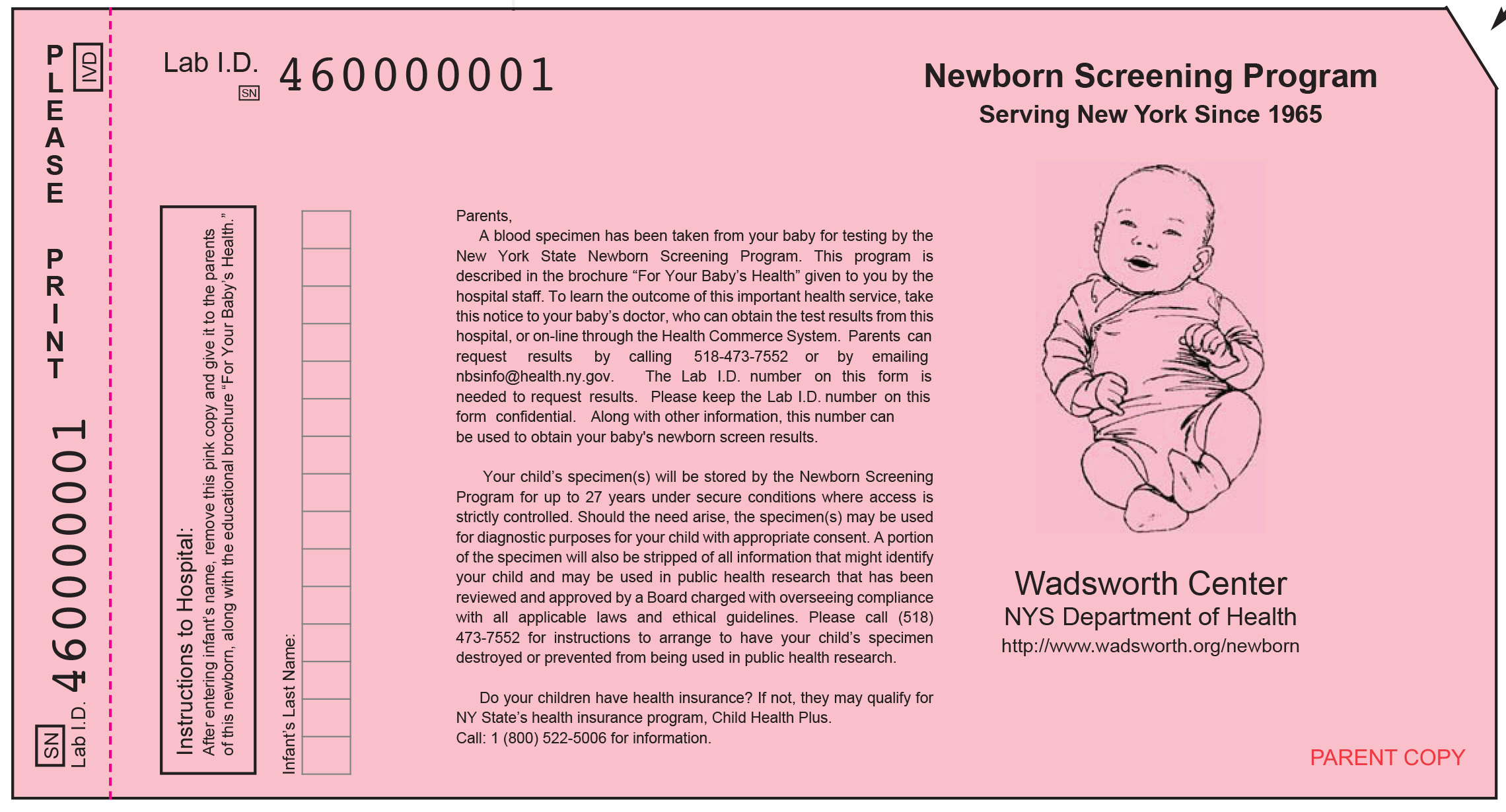 Newborn screening guidelines picture