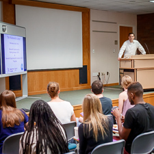 Dr. Matthew Kohn welcomes the 2016 incoming class of REU students