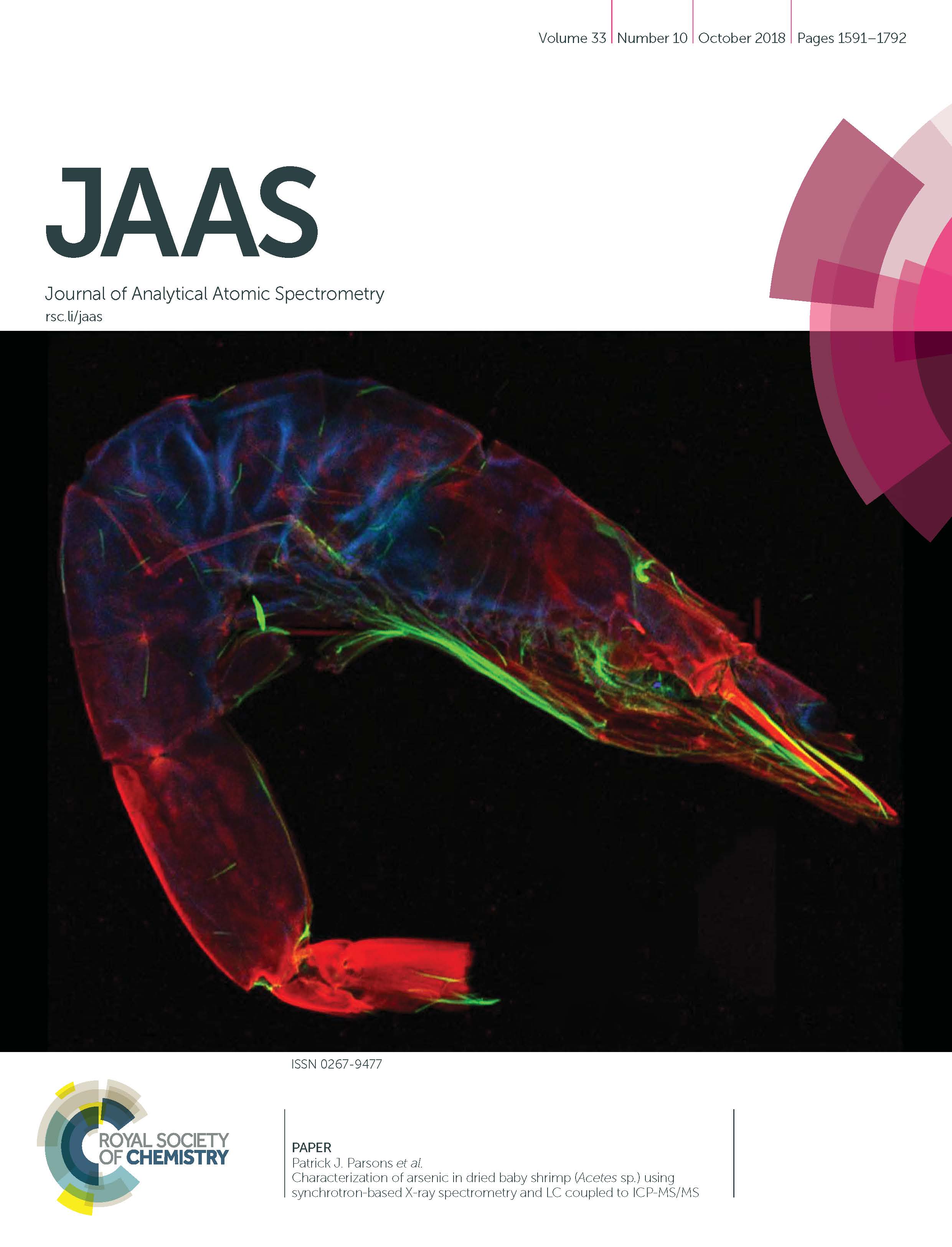 Image reproduced by permission of Patrick J Parsons and The Royal Society of Chemistry from J. Anal. At. Spectrom., 2018, 33, 1 Image reproduced by permission of Patrick J Parsons and The Royal Society of Chemistry from J. Anal. At. Spectrom., 2018, 33, 1