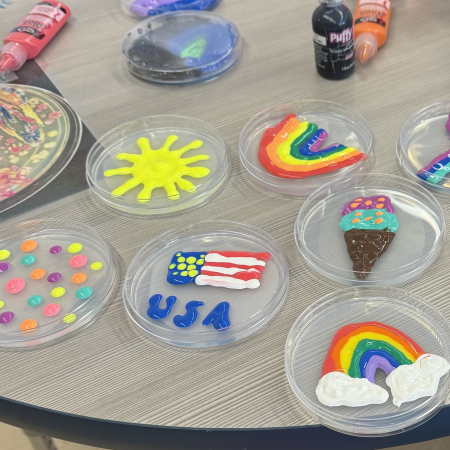 Petri dish art Petri dish art