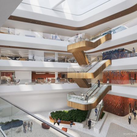 Wadsworth Center Rendering interior