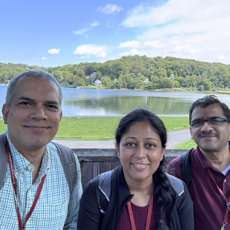 Drs. Rajendra K. Agrawal, Nilesh K. Banavali, and Soneya Majumdar presented research at the 20th Translational Control meeting