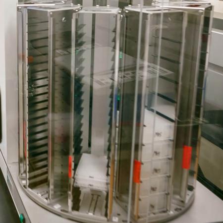 Automated processing of plates in the Newborn Screening Program