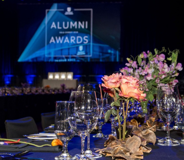 Dr. St. George Receives Alumni Award. Image: University of South Australia, photo by Aise Dillon Dr. St. George Receives Alumni Award. Image: University of South Australia, photo by Aise Dillon