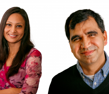 Drs. Pallavi Ghosh and Anil Ojha Drs. Pallavi Ghosh and Anil Ojha