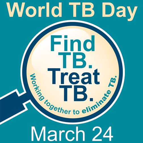 World TB Day logo courtesy CDC web resources