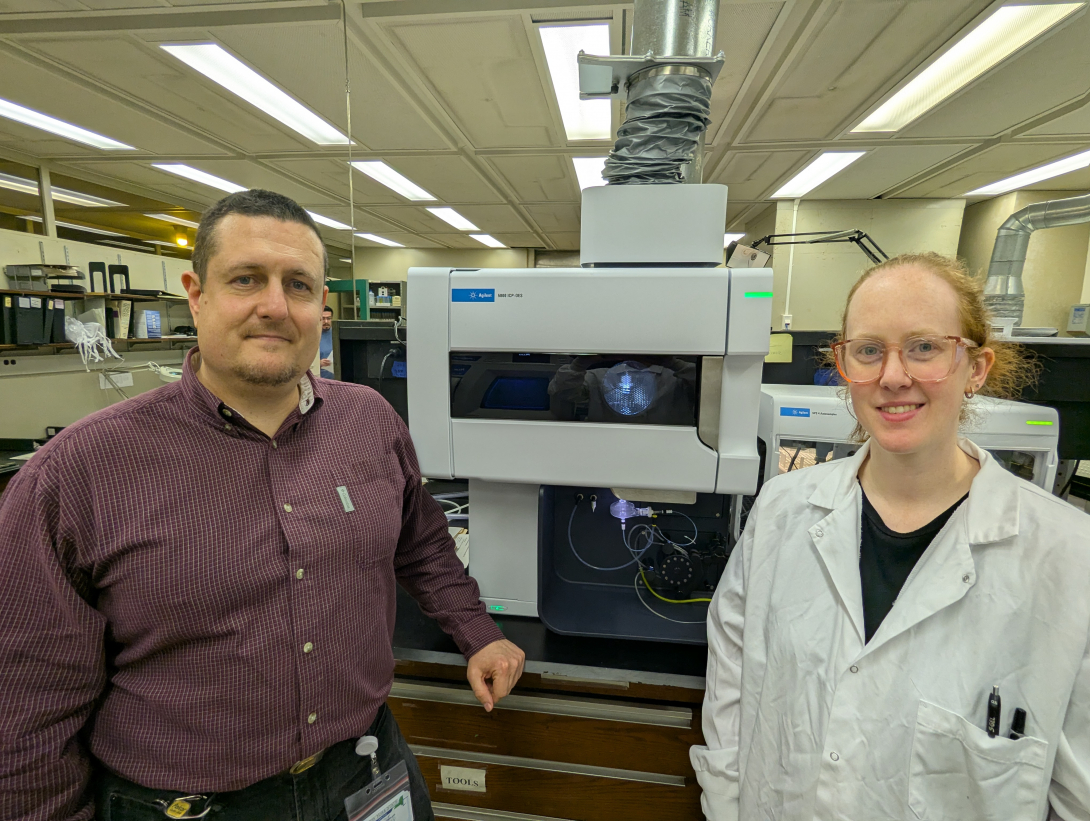 Dr. Donati and Research Scientist Ashley Andrews Dr. Donati and Research Scientist Ashley Andrews